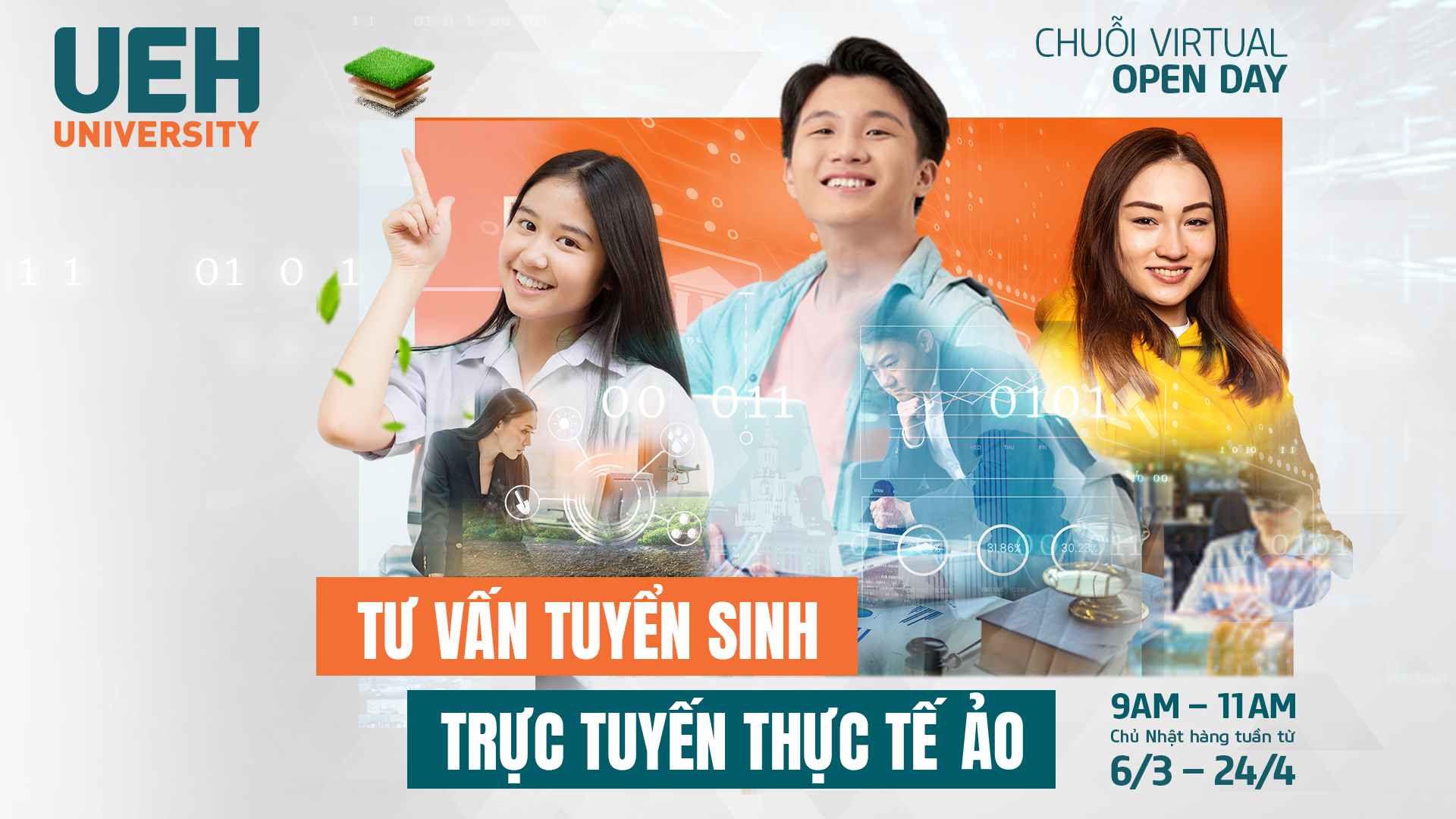 Chuỗi tư vấn tuyển sinh ĐHCQ: Virtual Open Day “I am who I choose to be”